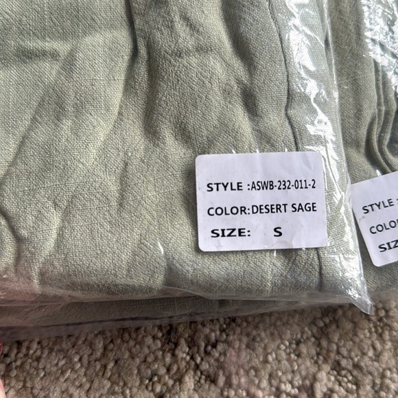 Altar'd State Tessa Linen Trouser Pants - Picture 8 of 10